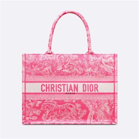 dior book tote medium pink|christian dior personalized tote.